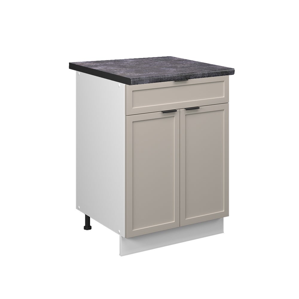 Vicco Szafka dolna do kuchni Fame-Line, GreyBeige, 60 cm z szufladą, BP Antracyt