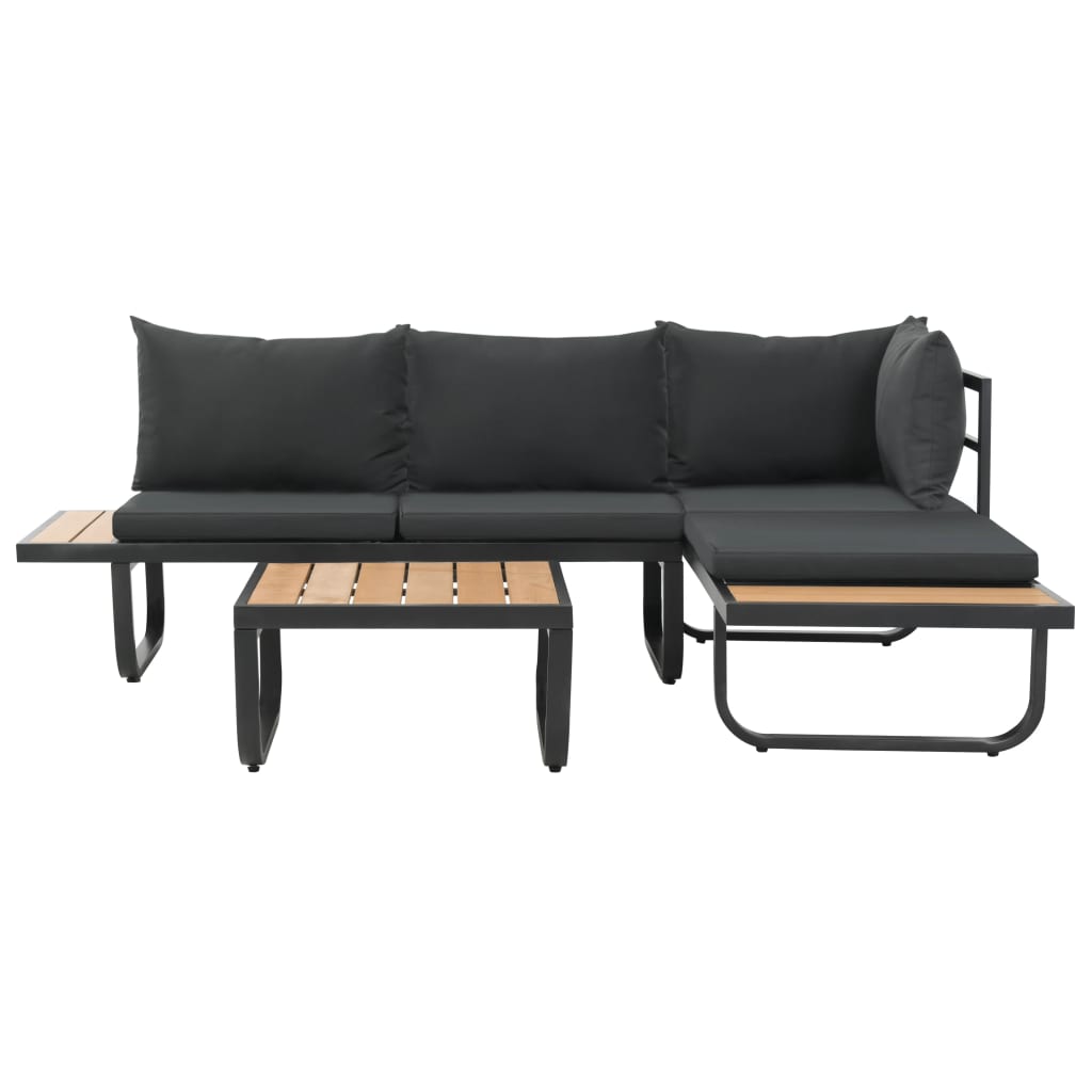 Canap D Angle De Jardincanap D Ext Rieurbanquettesofa De Jardin Places Avec Coussins