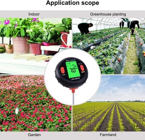 Testeur De PH Pour Sol Numérique GIDIGI - Mesure Sol Et Eau Pour Jardin, Plantes Et Hydroponie