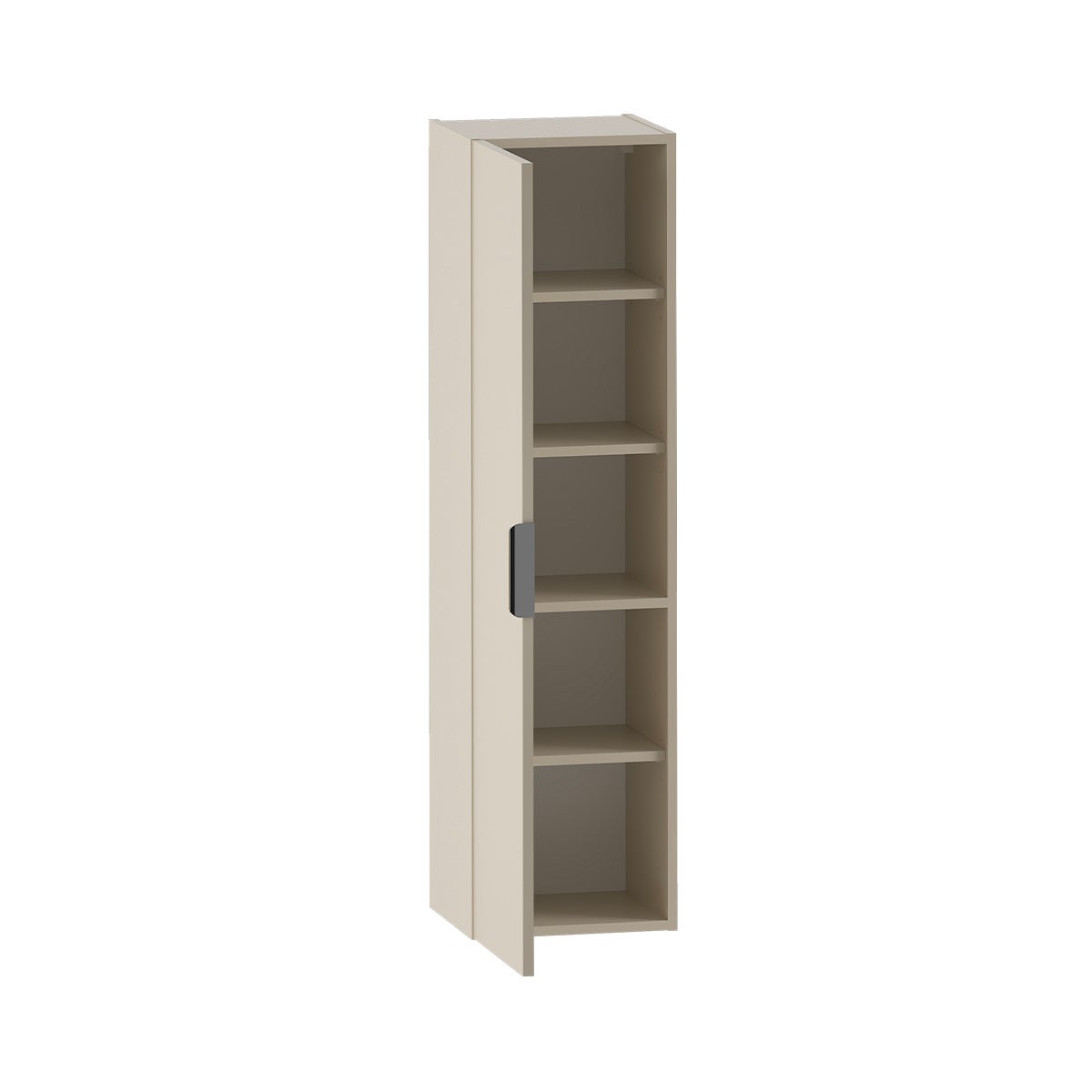 Ensemble meuble simple vasque encastrée 80cm et colonne Astrid Cachemire - 5