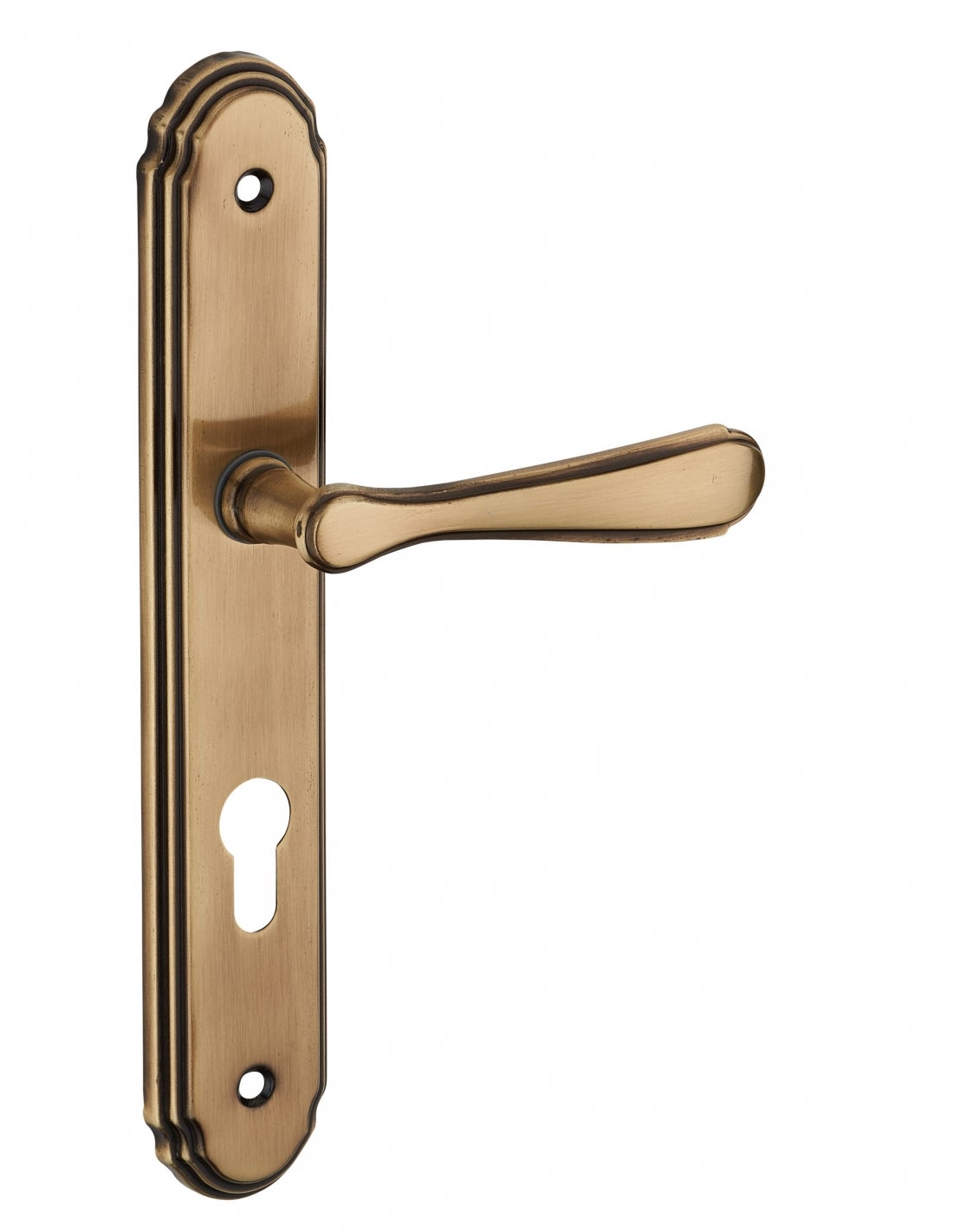 Paire De Poignées De Porte Art Nouveau - Laiton - Originales 1890 - UK