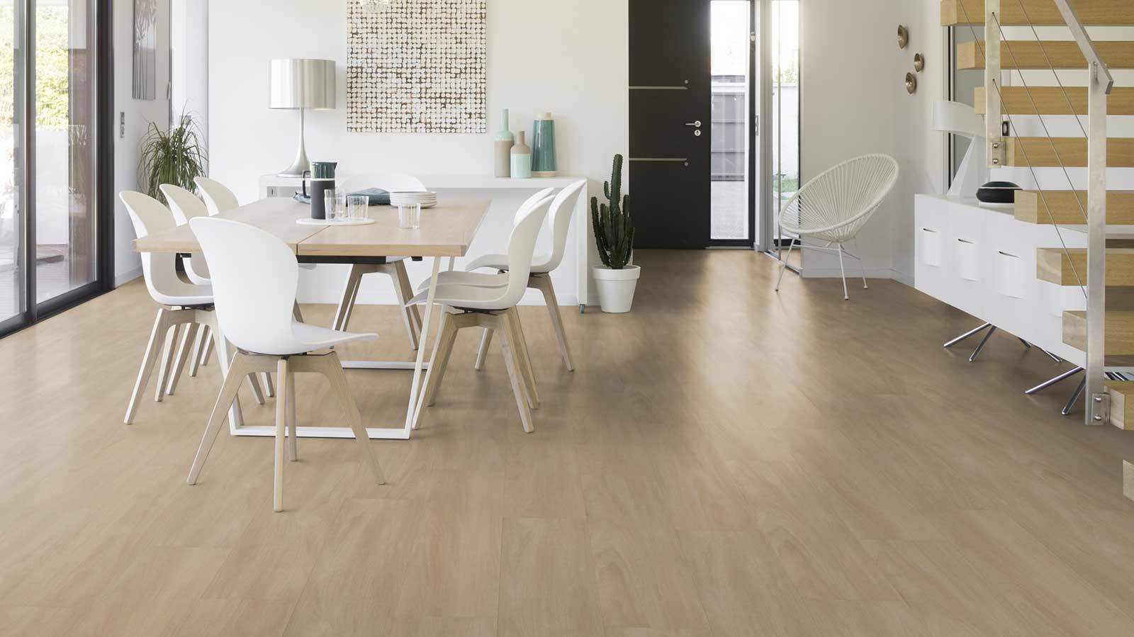 Lame PVC Autoplombante effet bois medium - 125 x 24,50 cm - 11 lames = 3,37 m² - 8