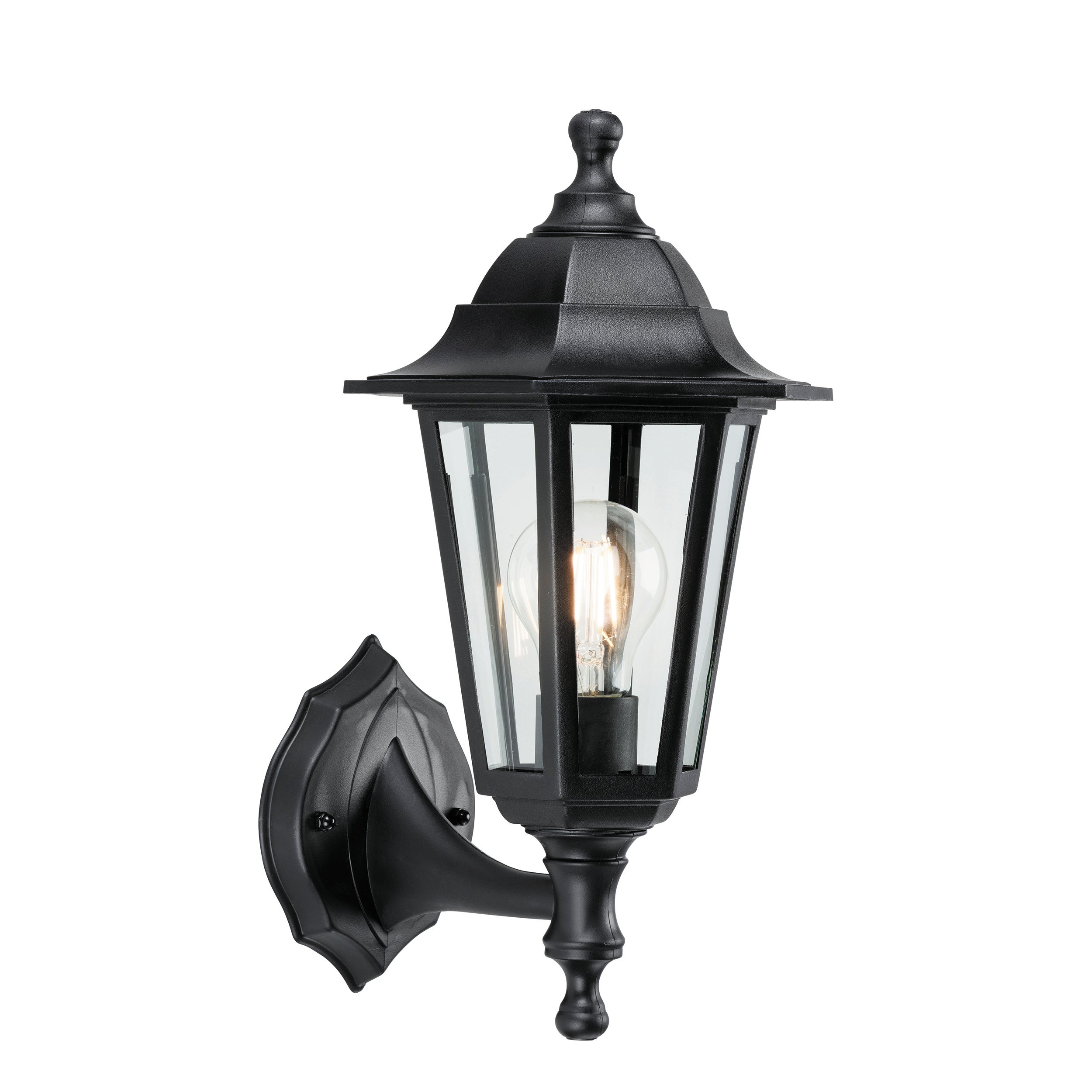 Kinkiet zewnętrzny LED BAYSWATER 60W 4000K 5400lm tworzywo sztuczne czarno-przezroczysty wym:35,5x17x21,2cm IP44 Endon