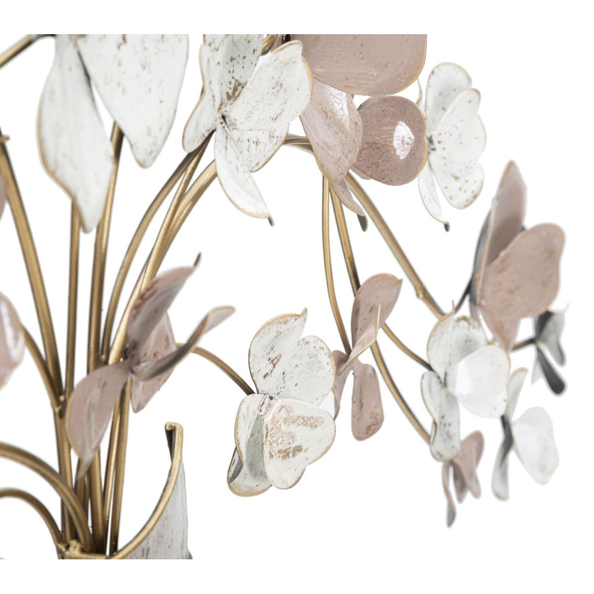 Décoration 3D en Métal Fleurs 35, Métal, Multicouleur, Seven Design - 3