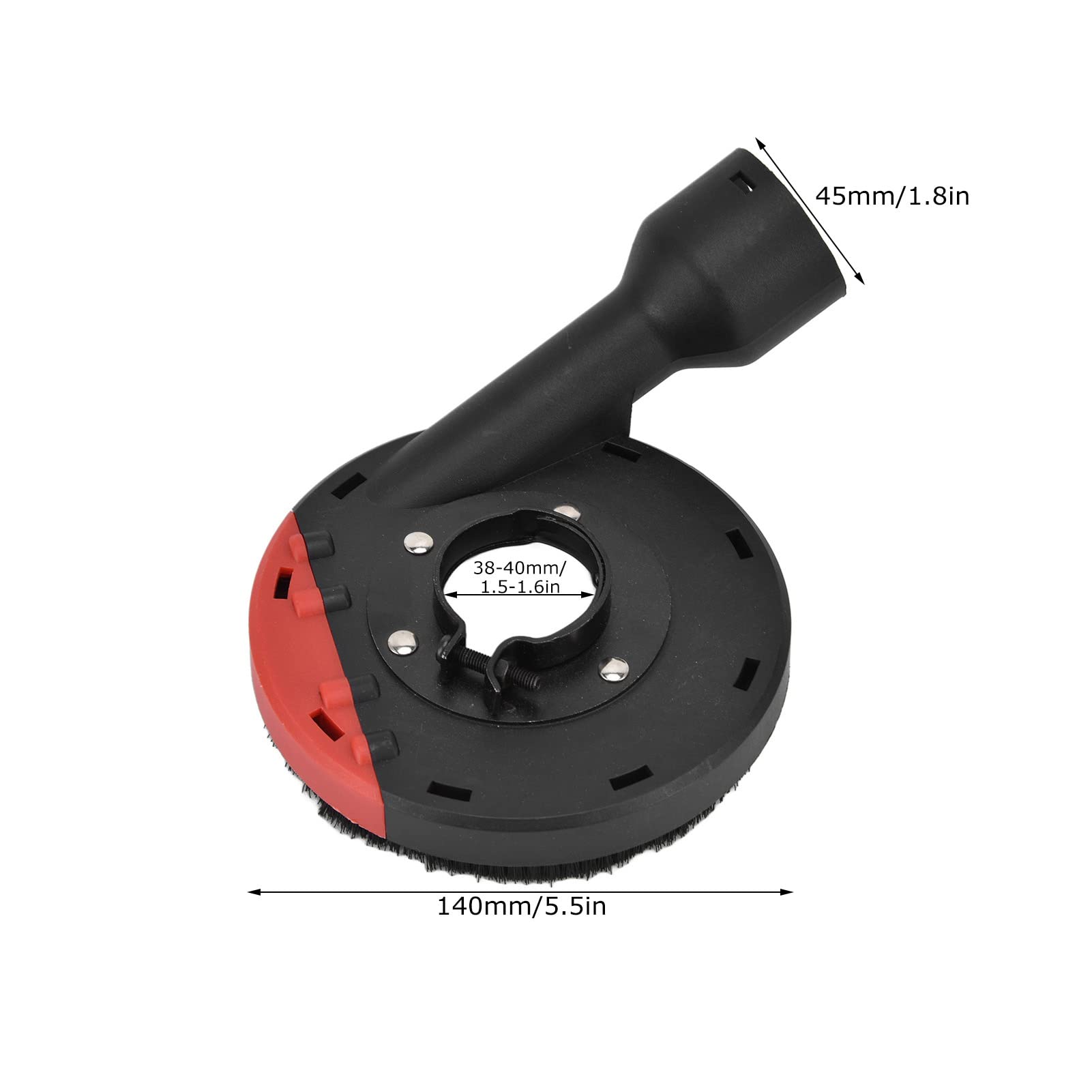 Cubierta antipolvo para amoladora angular, cubierta antipolvo de alta eficiencia para amoladoras angulares de 4, 4,5 y - 6