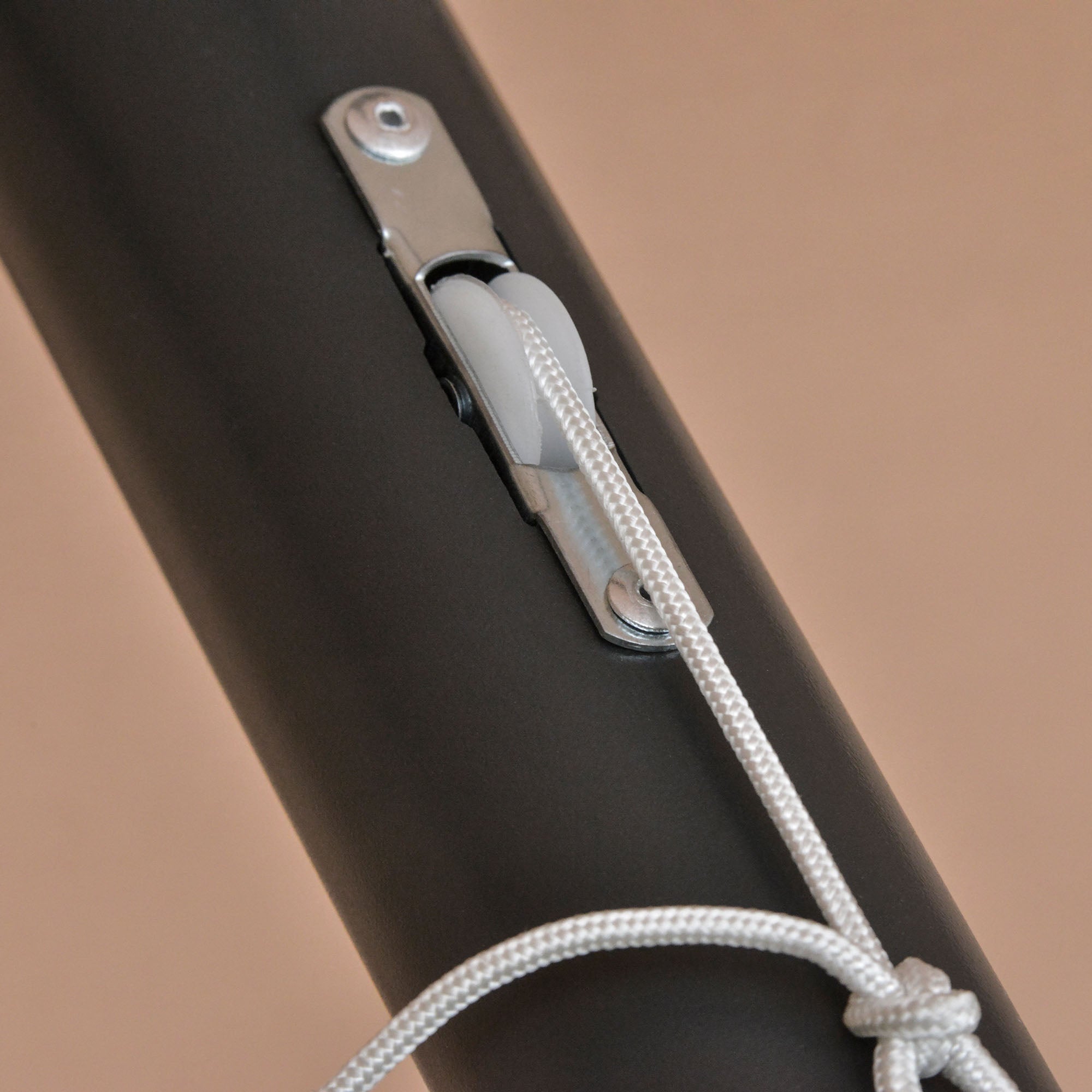 Parasol avec LED double parasol 440 x 260 cm parasol de jardin parasol de terrasse grand ovale avec manivelle et structure en métal en kaki - 4