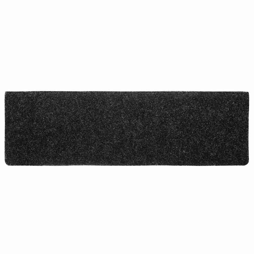 Tapis d'escalier autocollant 20 pcs | Paillasson d'escalier | Tapis de marche noir 65x21x4 cm CFW773431 - 4