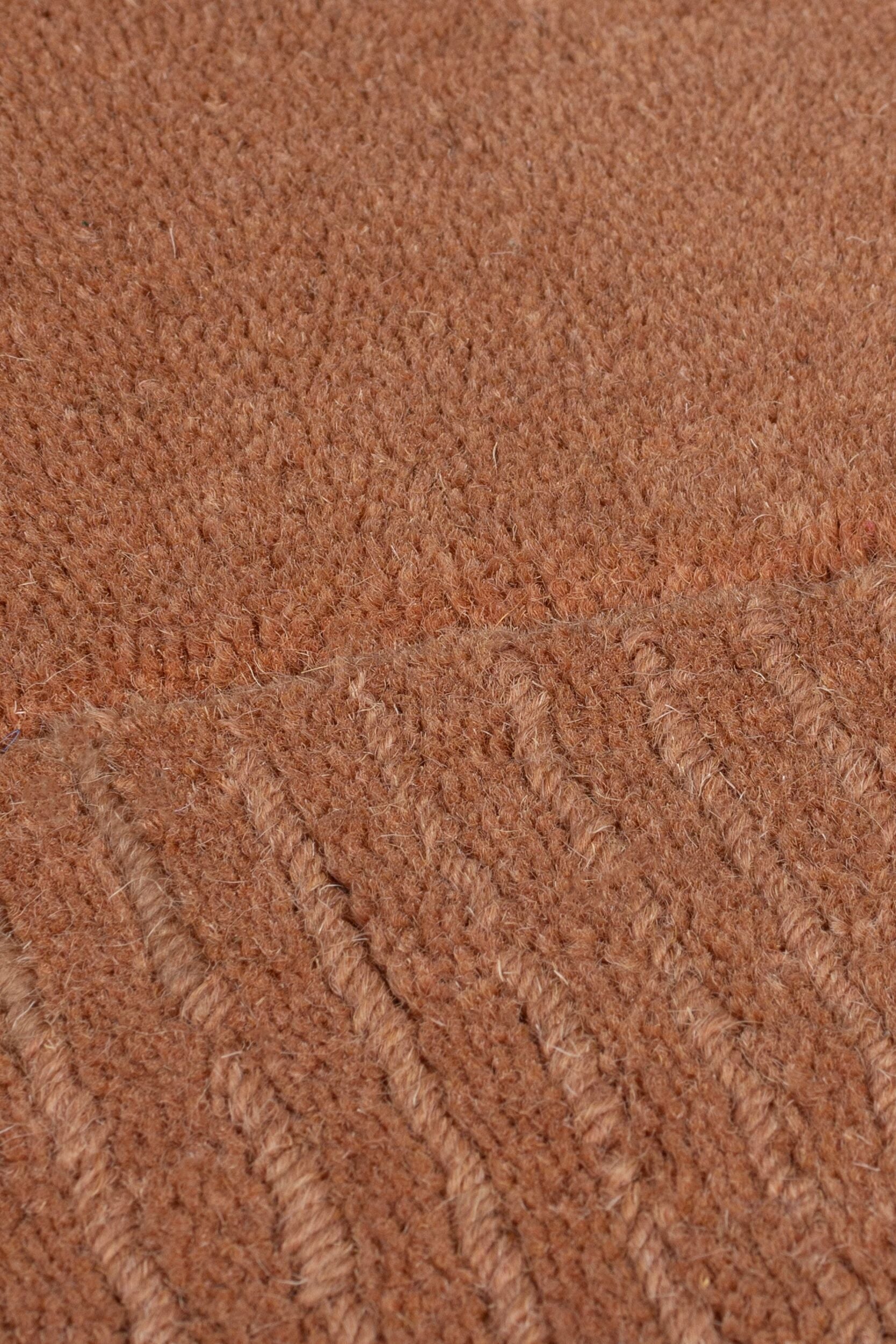 Tapis de salon uni en laine LEONE 160x230 cm - 5