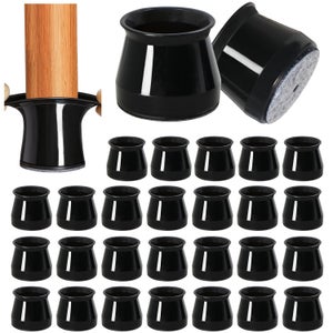 12 Tampons Feutre Autocollants Uxcell – 40x28mm, Marron, Pour Protéger Vos Meubles
