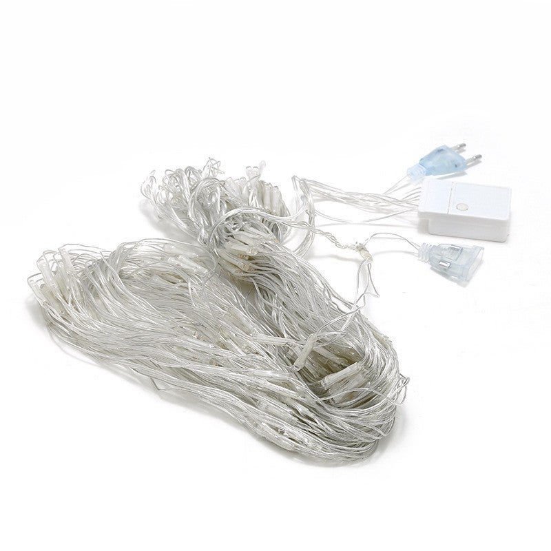 192 LED Guirlande Lumineuses Filet, Filet Lumineux 3M X 2M Énergie Étanche, pour Chambre Noël Mariage Soirée Maison Jardin, Blanc Chaud - 4