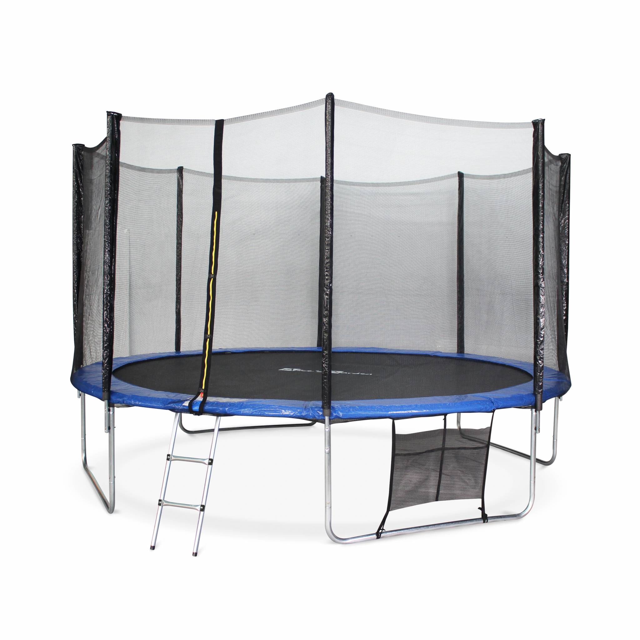Trampoline 250 Cm Avec Filet De Protection - Pieds En W, Kit Ancrage, Bâche, Max 50 Kg, Pour 3-12 Ans