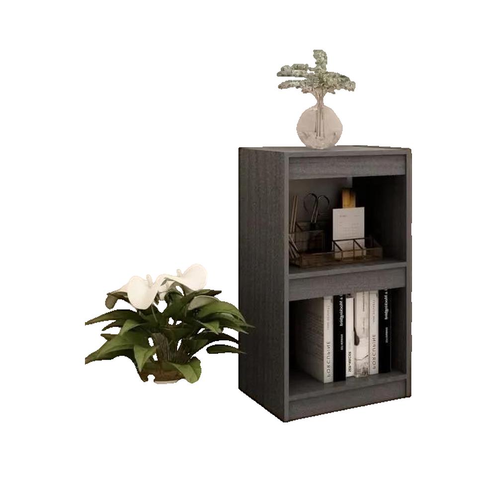 Biblioteczka vidaxl Lite drewno sosnowe Szara 40x30x71,5 cm