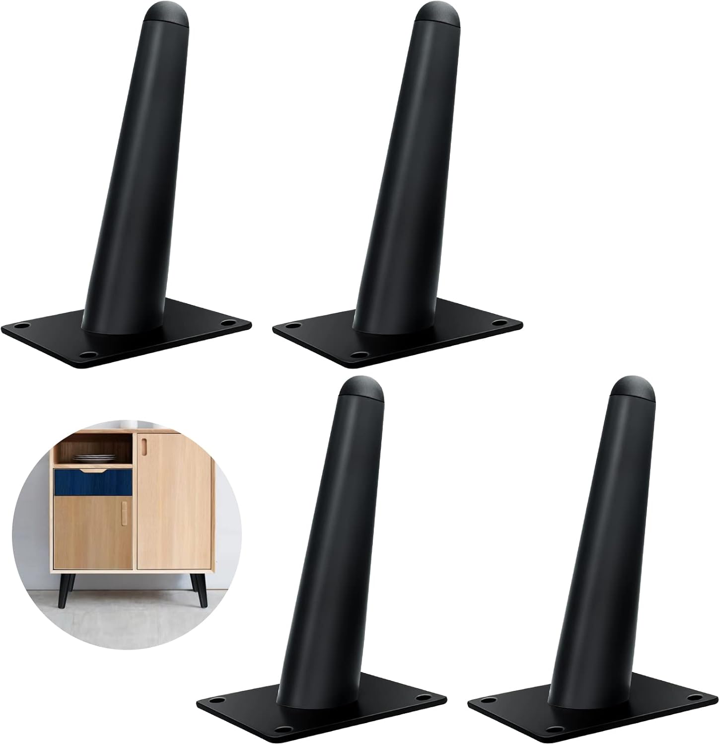 Lot De 4 Pieds De Meubles De Rechange En Métal Doré De 18 Cm Pour Meubles Meubles Pieds De Table Pieds De Placard Chaises Lits Armoires Et Canap 96232216