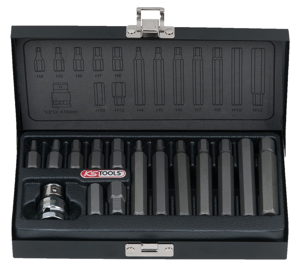 BRILLIANT TOOLS BT611000 Kit d'extraction de poulie, 12 pcs [Powered by BRILLIANT TOOLS BT611000 Kit d'extraction de poulie, 12 pcs [Powered by