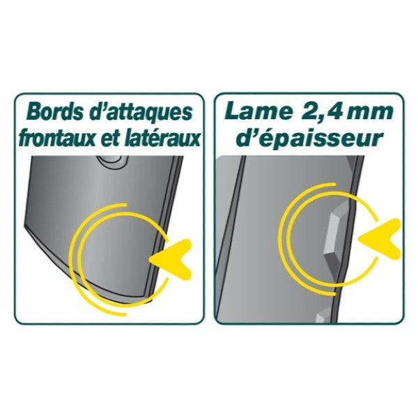 Louchet Nord Duopro - 28 cm manche béquille Novagrip - 4