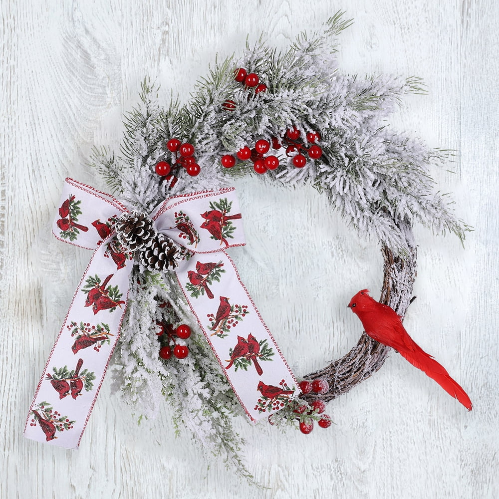 Ghirlanda di Natale da 40 cm, decorazione natalizia, ghirlanda per albero di Natale, ghirlanda di Natale artificiale - 4