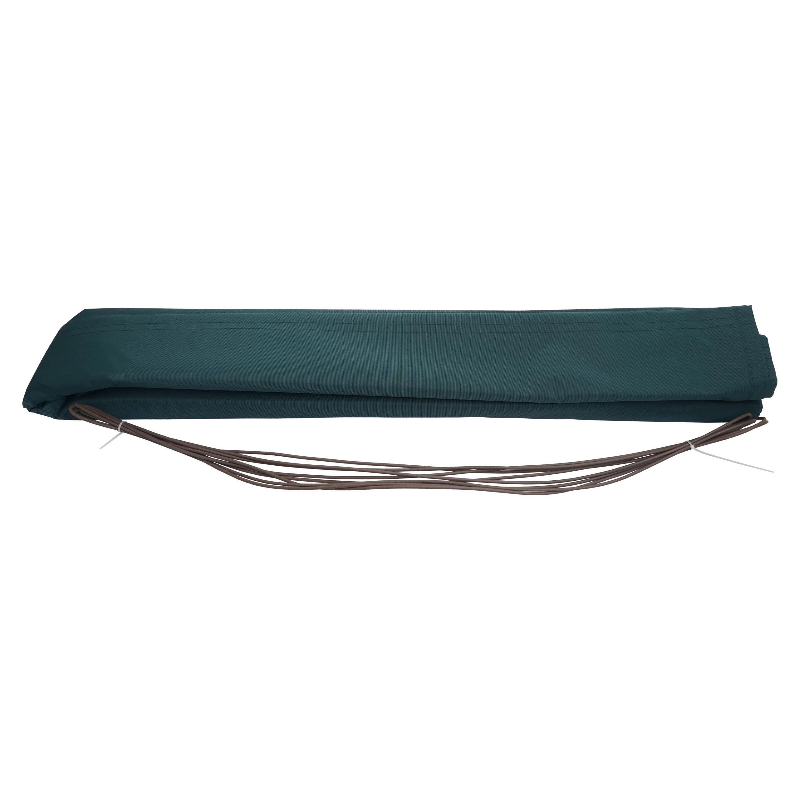 Wymienne poszycie do markizy HWC-H27, pełna kaseta Wymienne poszycie przeciwsłoneczne 6x3m ~ Poliester niebiesko-zielony