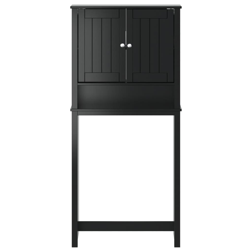 Mueble para lavadora BERG madera maciza negra - 3