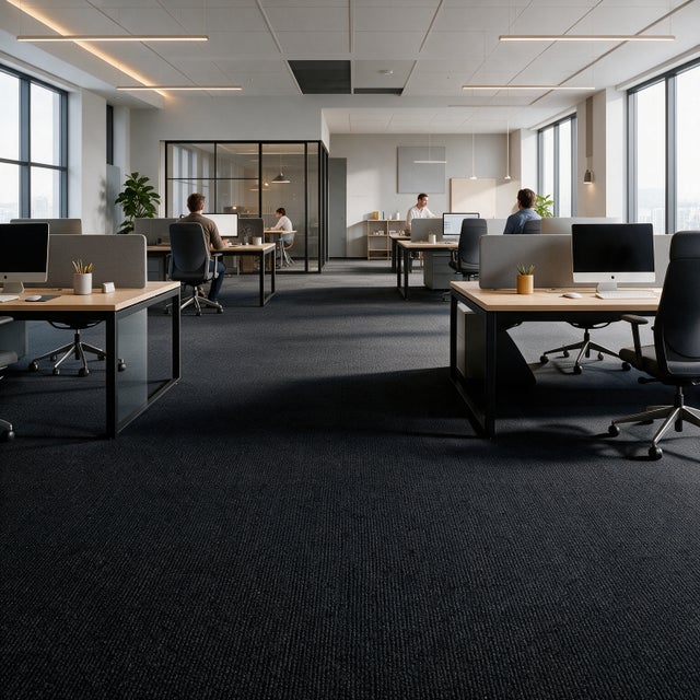 Arquiservi - Dalle de Moquette Báltica Gris Foncé 50x50 cm (1 unité) Trafic Intense pour Bureaux, Commerces et Maison