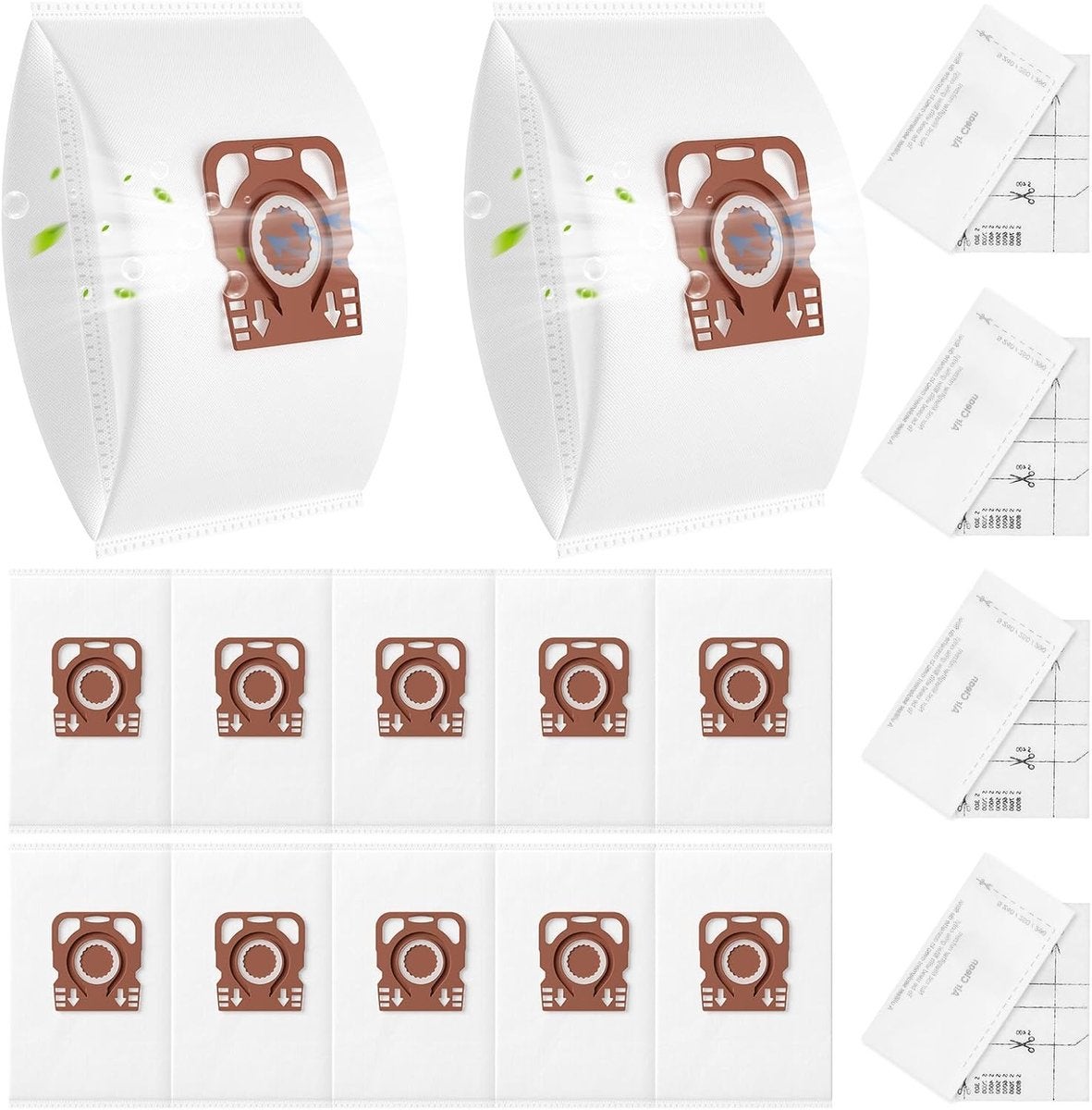 16 saci de aspirator, compatibili cu seria Guard M1 S8380 Flex Parquet Silence Performance Cat & Dog