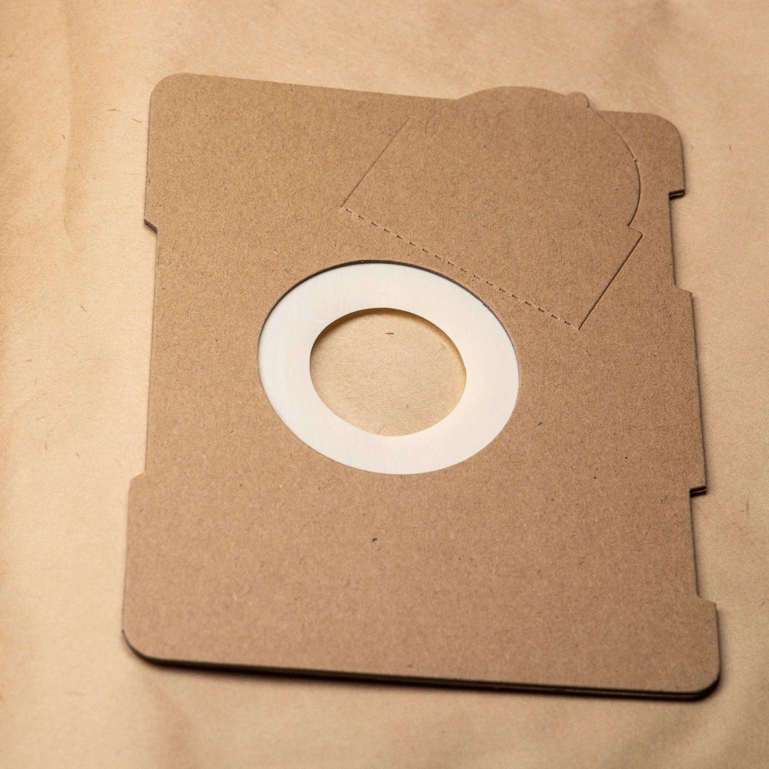 vhbw 5x Sacs filtrants remplacement pour Protool Festool 633582 pour appareil d'aspiration - 66,25cm x 29,65cm marron - 2