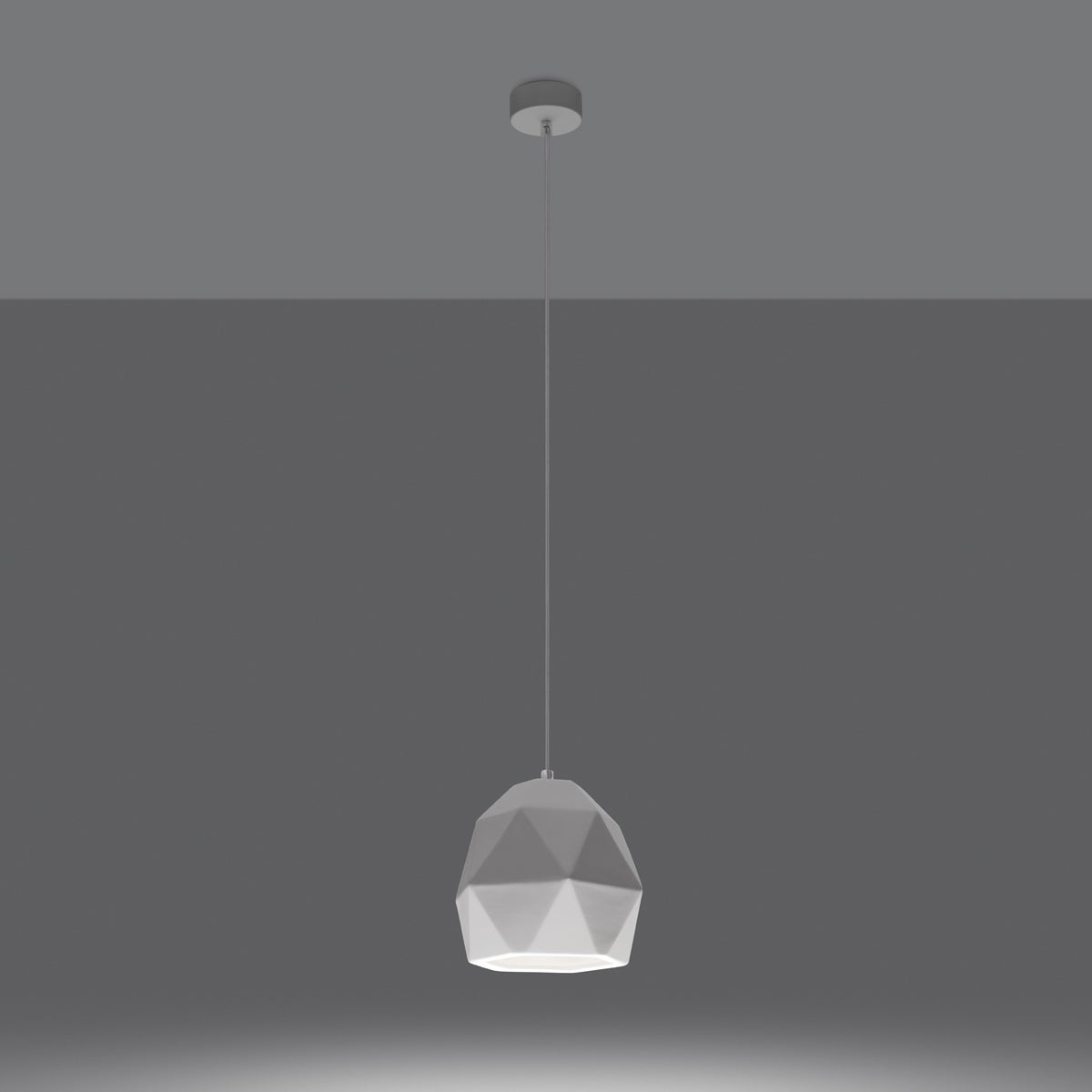 Lampa wisząca ceramiczna MINTX LED 3000K - 20x20x125cm Sollux