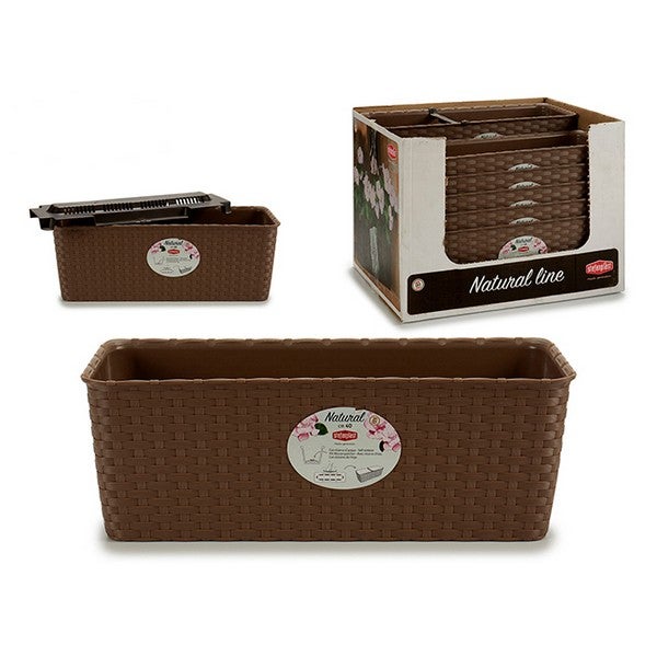 Vaso Natural Rett. Tortora 40X16 H 13 Stefanpl - 3