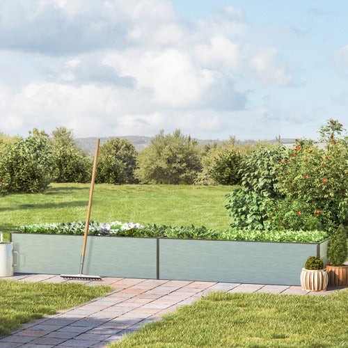 99 x 297 x 39 cm Grządka podwyższona, aluminium anodowane