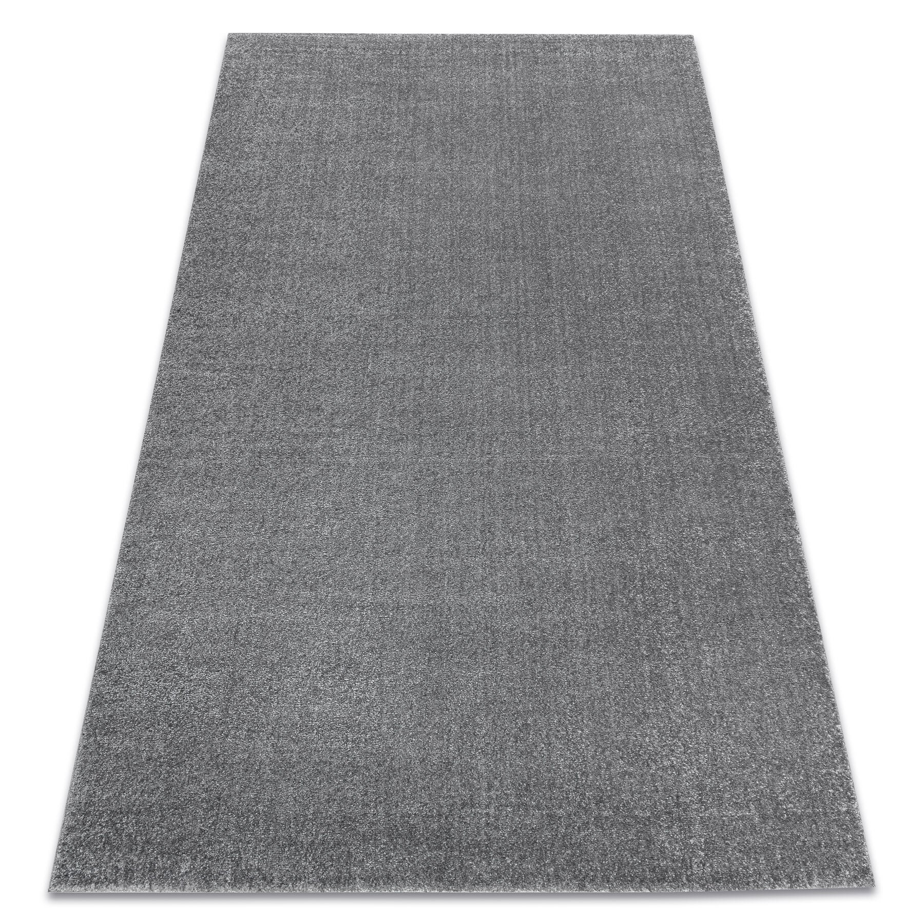 Dywan SOFT 2485 Jednolity, jednokolorowy szary 80x150 cm