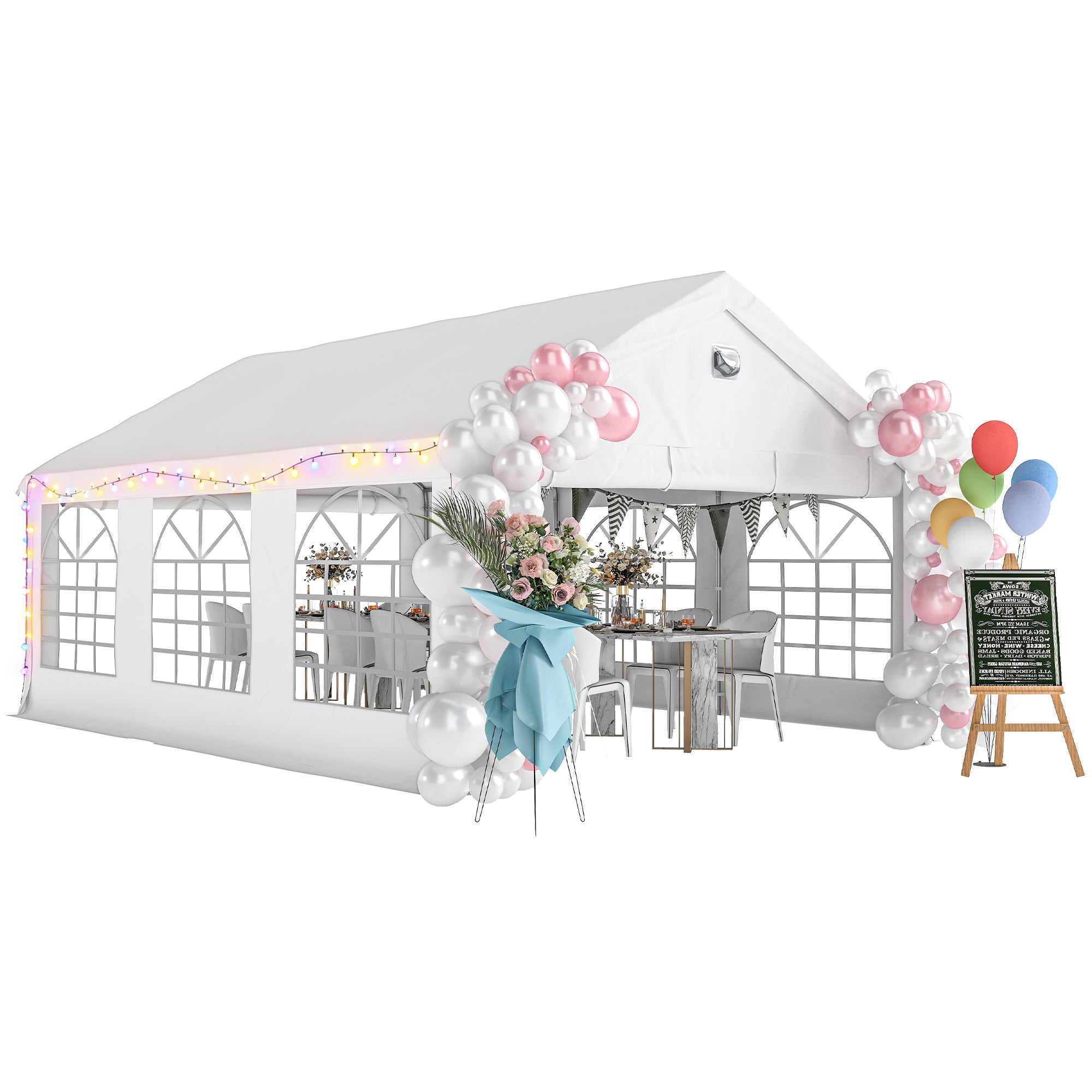 Tente de Réception Barnum Structure Acier Galvanisé Barres de Renfort 4 — free download