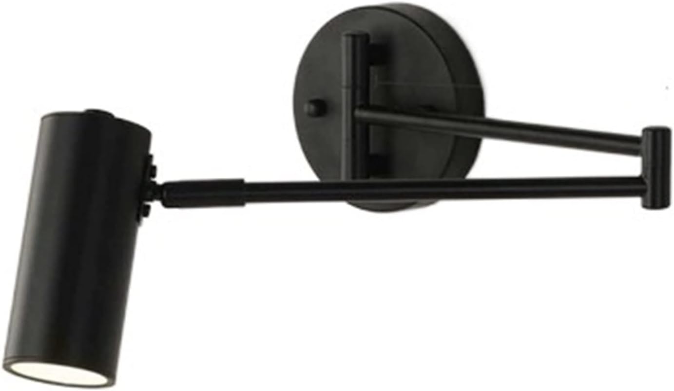 Kreatywna składana lampa ścienna, światło dekoracyjne, 5W ciepłe światło (czarna)