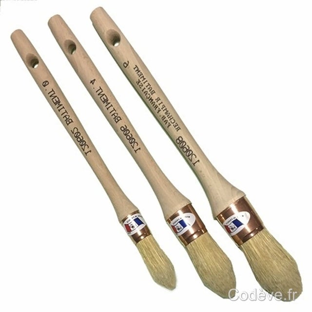 Pinceau Rechampir - 18 Mm - Codeve Bois
