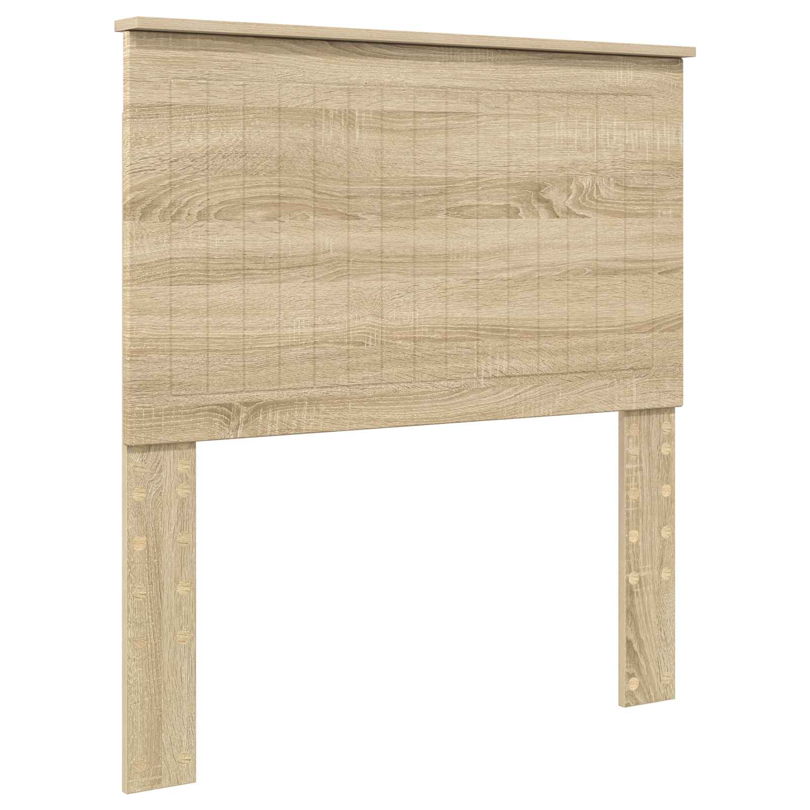 Lit de rangement chêne 90 x 190 cm en panneau de bois - 7