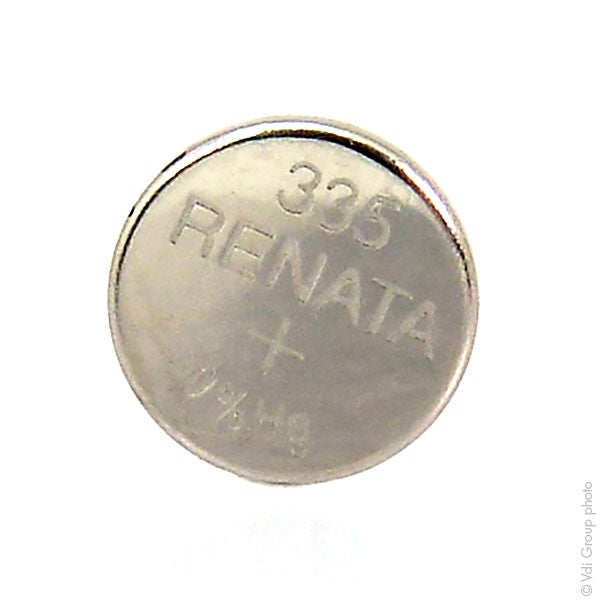 Pile Bouton Renata 344 SR1136SW Oxyde D'argent - Fabriquée En Suisse, Expiration 09/2025