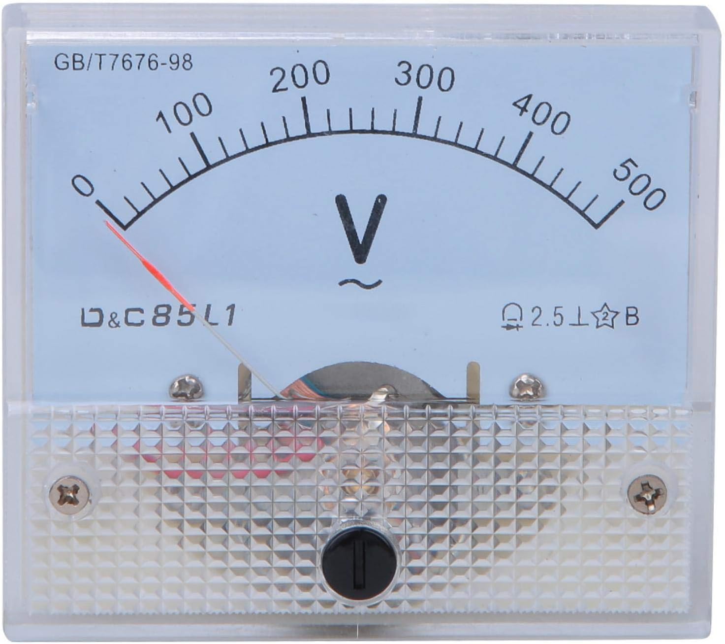 Analogowy woltomierz wskazówkowy AC woltomierz 0-500 V zakres skali tester napięcia detektor mierniki panelowe