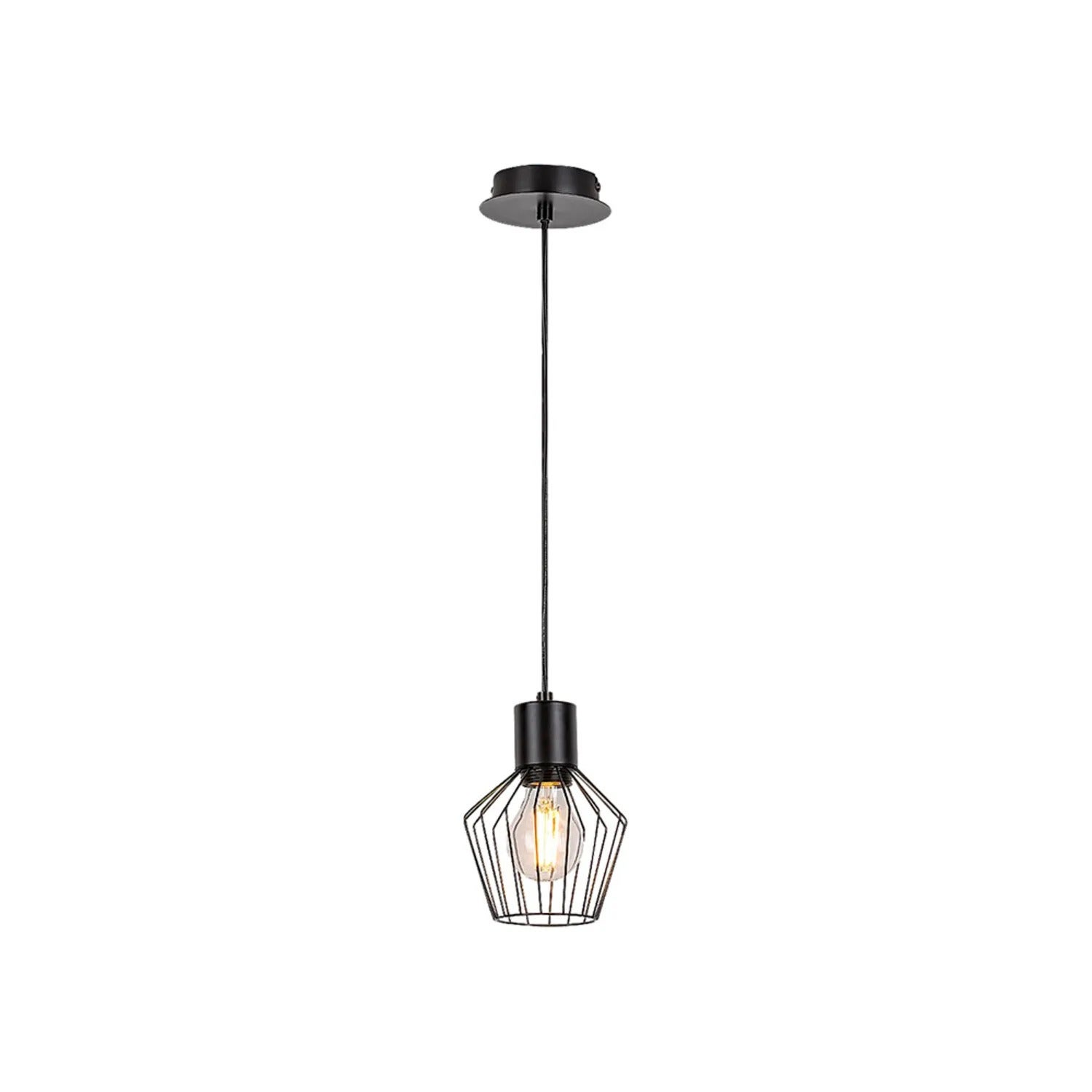 Lampa wisząca Belano czarna 1xE27x40W metal wym:150x13x13cm IP20 Rabalux
