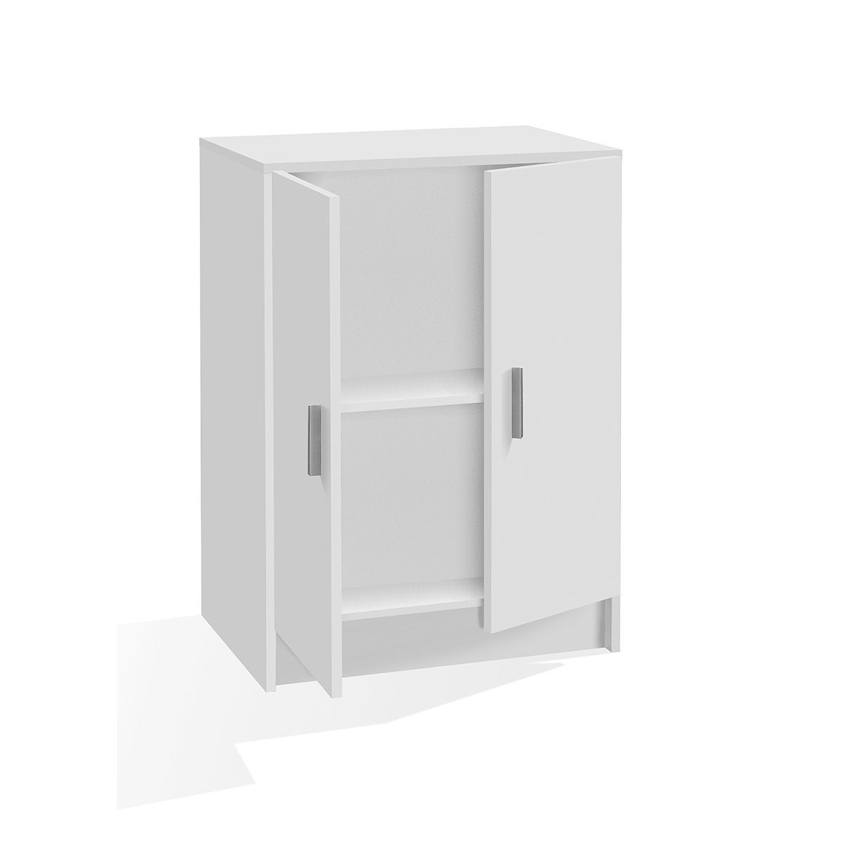 Gabinete multiusos blanco bajo