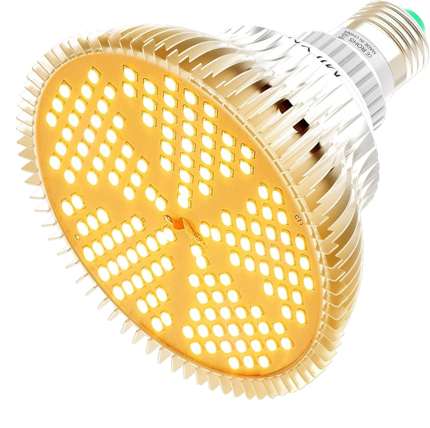 Lampa do uprawy roślin o mocy 150 W, 150 diod LED, lampa ogrodowa z widmem słonecznym, gwint E27, odpowiednia do roślin doniczkowych.