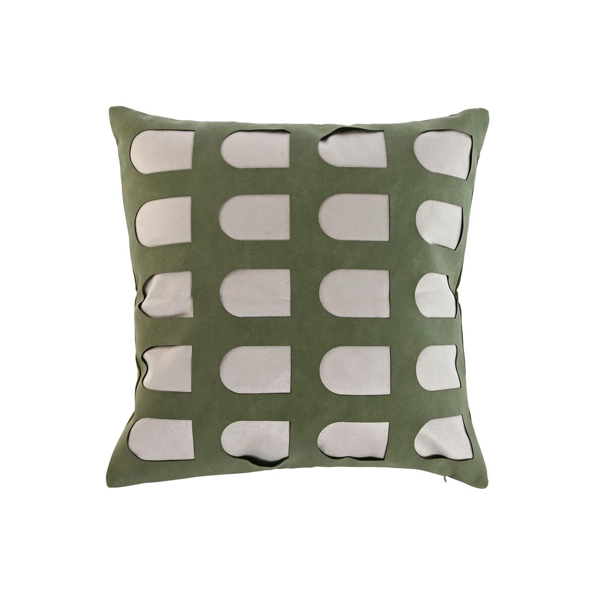 Coj n home esprit blanco verde 45 x 10 x 45 cm leroy merlin