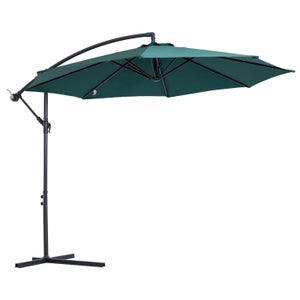 Parasol déporté octogonal inclinable Ø 3 x 2,5H m