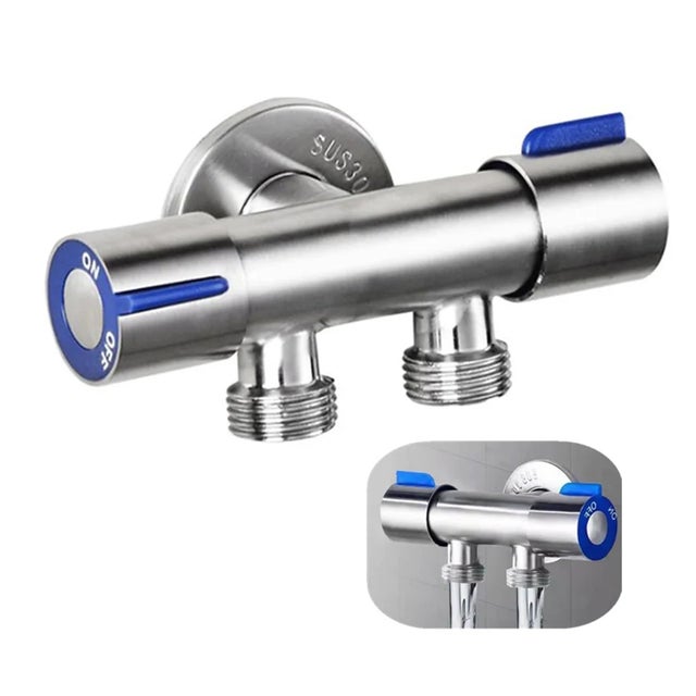 Grifo doble lavadora: compra online Leroy Merlin