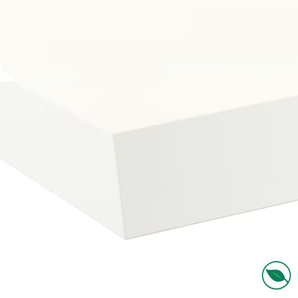 Plan de travail stratifié HPL blanc 2000 x 650 x 38 mm FSC - Gamme Signature - 3