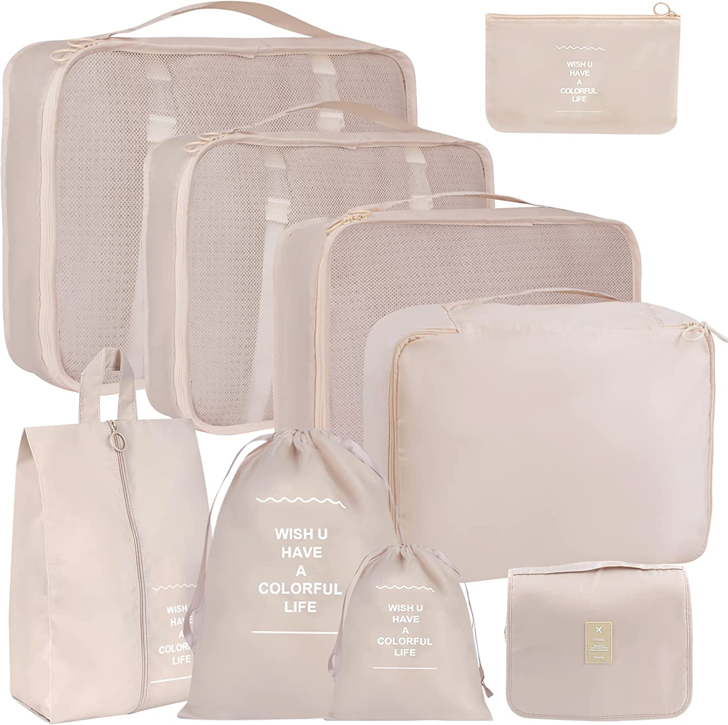 Set de valises boîte d'emballage, organisateur de bagages de