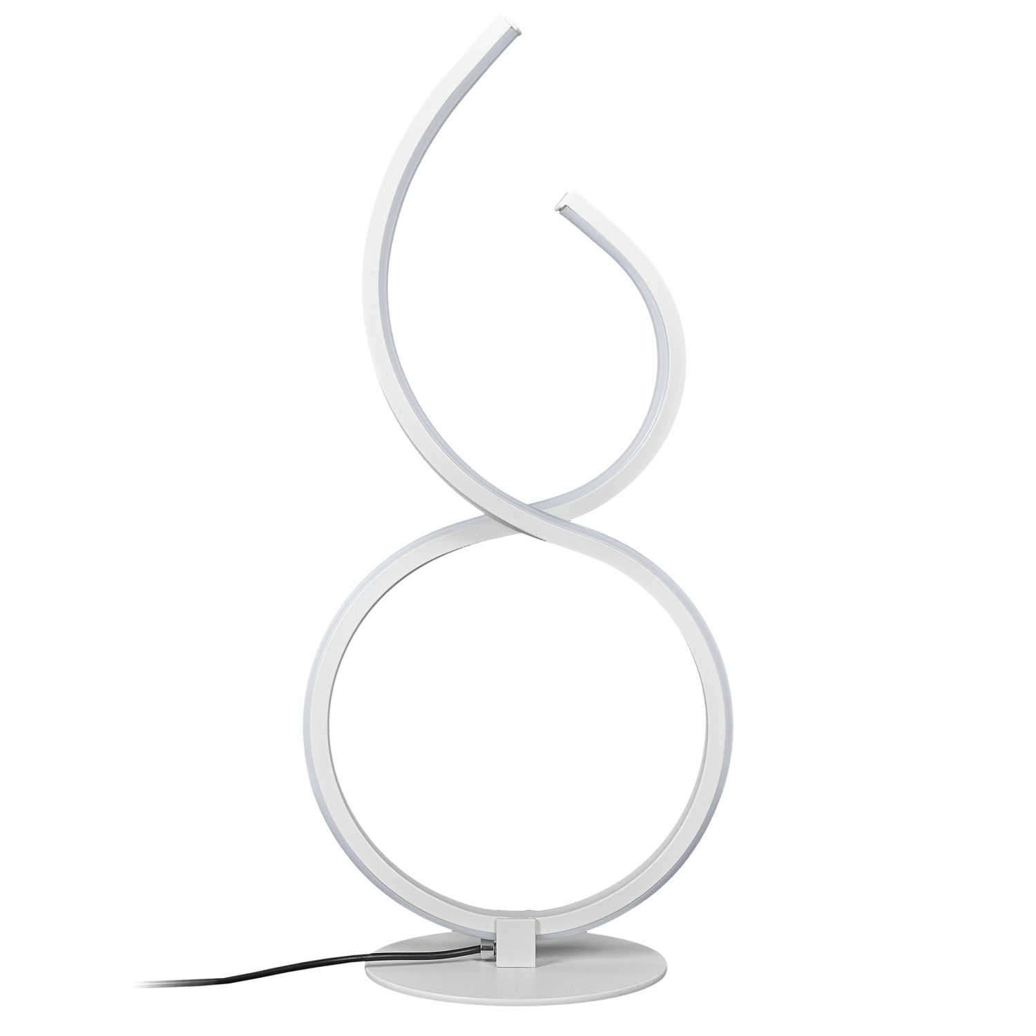 Lampe led design à poser - Hauteur 36 cm - Blanc | Leroy Merlin