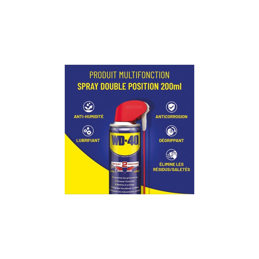 AEROSOL WD40 200 ML DOUBLE POSITION - 2