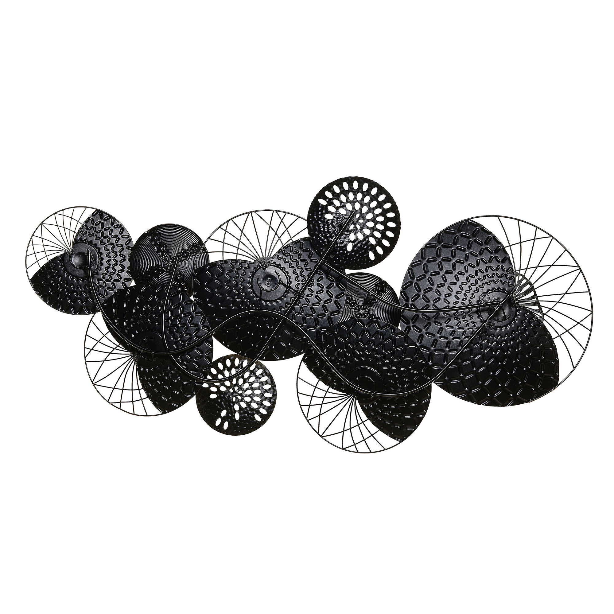 Décoration murale CESIUM Métal 58 cm Argenté - 6