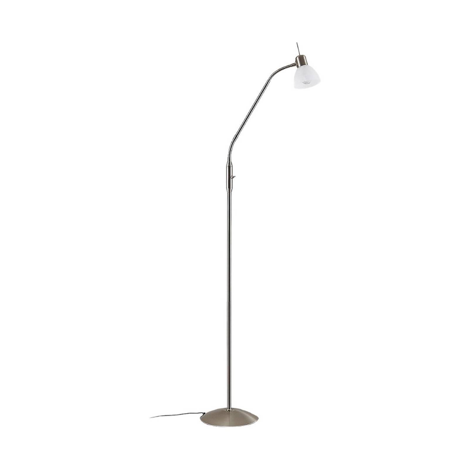 Lindby lampadaire Gwendolin, 160 cm, verre, E14, réglable, Lampadaire ...