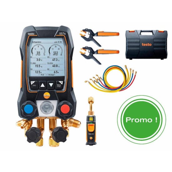 Testo  Kit De Conexión 557S Con Mangueras Electrónicas Inteligentes, 0564 5572 , Leroy Merlin