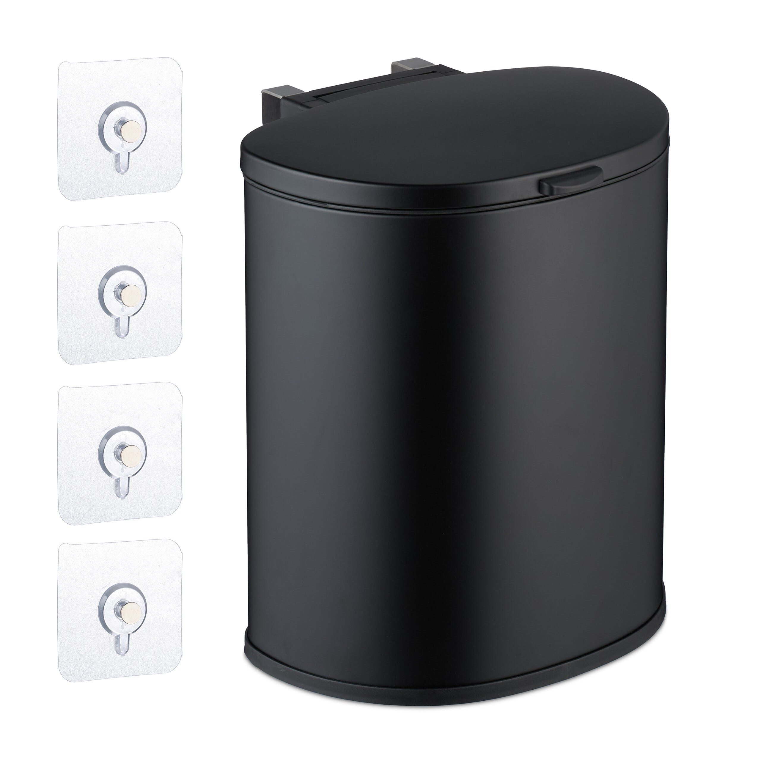 Papelera Extraible Relaxdays Cubo De Basura Colgante, L, Cierre