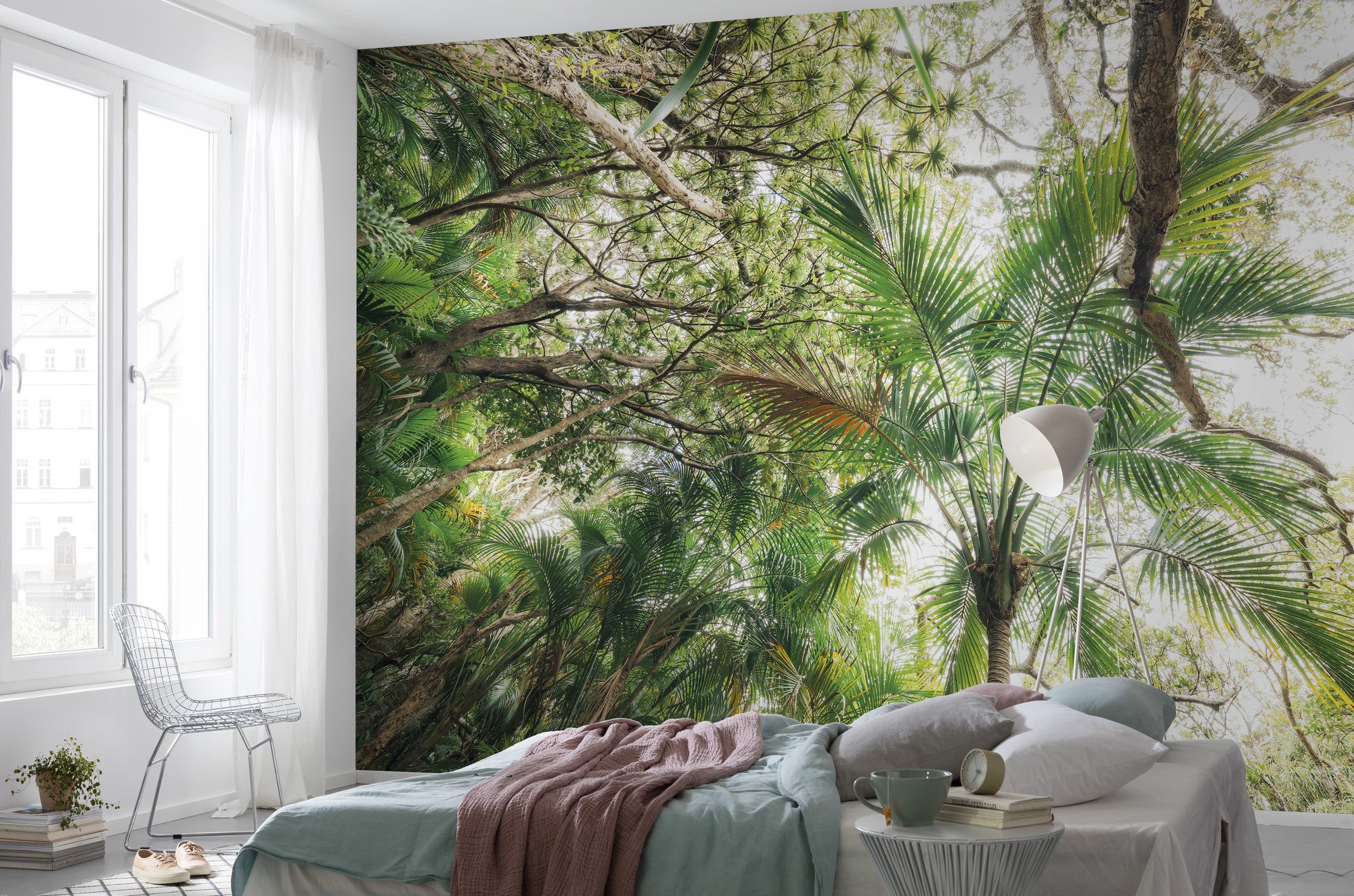 Fototapeta dżungla zielonym - 450 x 280 cm - SANDERS &amp; SANDERS